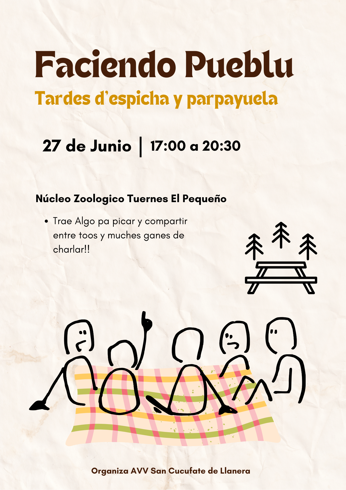 Cartel Faciendo Pueblu