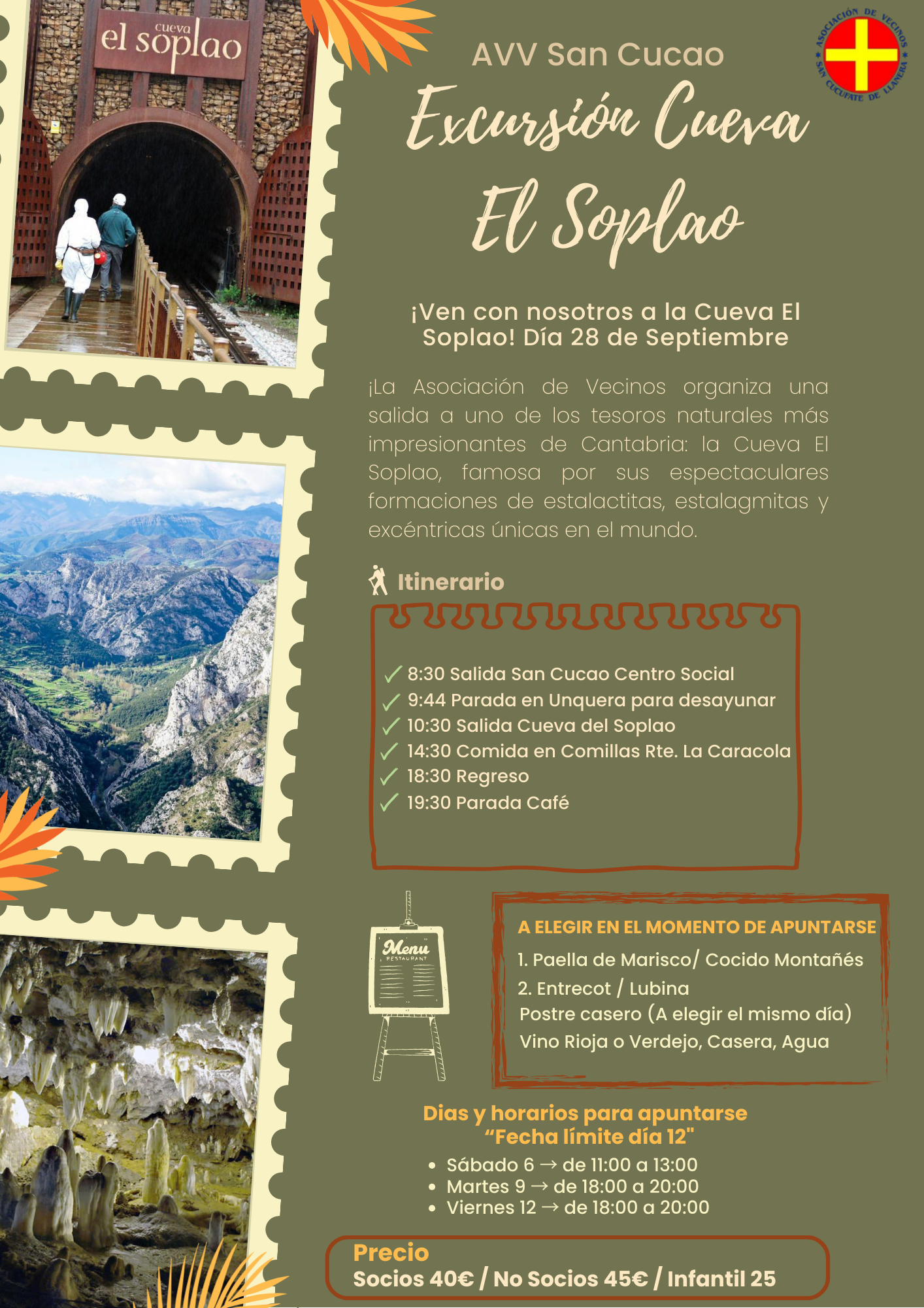 Excursión Cueva El Soplao